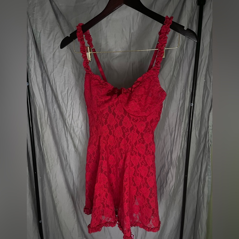 vintage cinema etoile sheer slip dress